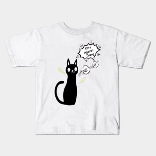 Cats against trump Kids T-Shirt